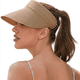 thumbnail image 1 of Los sombreros de paja para mujer, los sombreros de sol para mujer, los sombreros de playa para mujer, los sombreros de sol para mujer, los sombreros de paja para mujer están hechos de rafia natural Zhivalor  CPB-DE-WX342-4, 1 of 5
