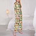 thumbnail image 3 of Sikiie Lemon Fruits Vegetables Women's Long-Sleeve Shirt and Full-Length Bottom Pajama Set (s-xxl)-X-Large, 3 of 7