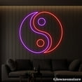 thumbnail image 3 of Glowneon Yin Yang Neon Sign, Yin Yang Led Sign, Custom Neon Sign, Tai Chi Symbol Neon Art, 3 of 5