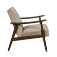 thumbnail image 4 of Lexicon Landers Fauteuil d'Appoint en Bois et Velours, Brun Pâle, 4 of 8