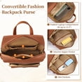 thumbnail image 4 of Mochila RAINSMORE de piel sintética impermeable para mujer, 4 of 9