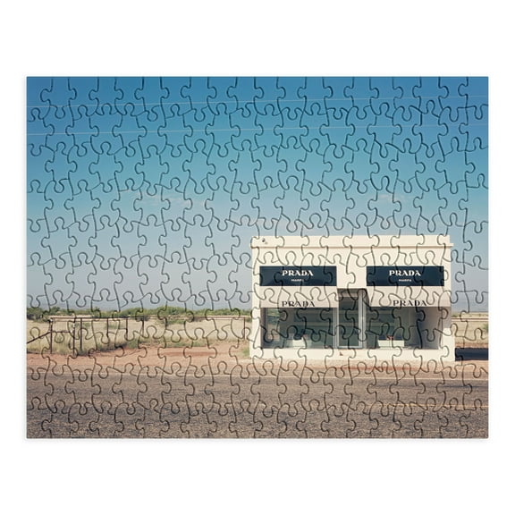 Society6 Catherine Mcdonald Irony In West Texas 200 Piece Jigsaw Puzzle
