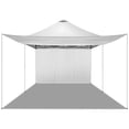 thumbnail image 2 of Hassch 10x10ft Ez Pop Up Canopy with Carry Bag, Portable Instant Tent with 2 Sidewalls for Outdoor Events, Party, Wedding, Birthday, Graduation, White, 2 of 10