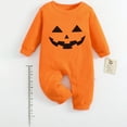 thumbnail image 6 of JLMSPLWG Big Brother Little Sister Outfits Baby Boy Outfits Newborn Halloween Onesie Long Sleeve Onesies Boy 10-12 Girls Outfits Onesie Baby Girl, Orange 0-3 Months, 6 of 6