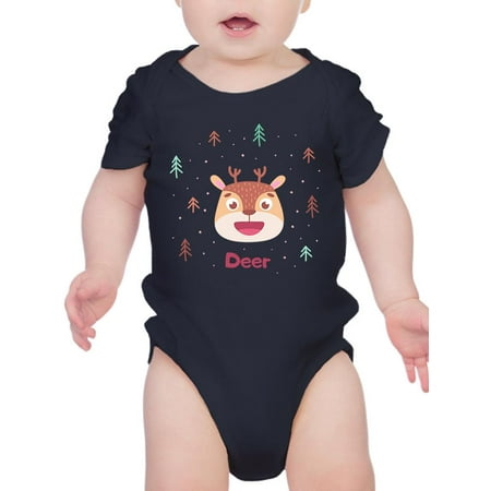 

Cute Baby Deer Face Bodysuit Infant -Image by Shutterstock 12 Months