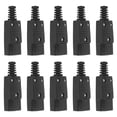 thumbnail image 1 of 10X Negro IEC-320 C14 Macho Clavija Conector Enchufe de Entrada de Potencia AC 250V 10A, 1 of 8