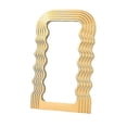 thumbnail image 2 of Aesthetic Wave Pattern Irregular Frame Mirror, Decorative Desk Wall Mirror For Living Room Bedroom Hallway Home DecorGift, 2 of 3