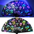 thumbnail image 4 of SDFGTstore Fluorescent Bamboos Raves Fan Foldable Design Perfect for Event Nightclubs, 4 of 14