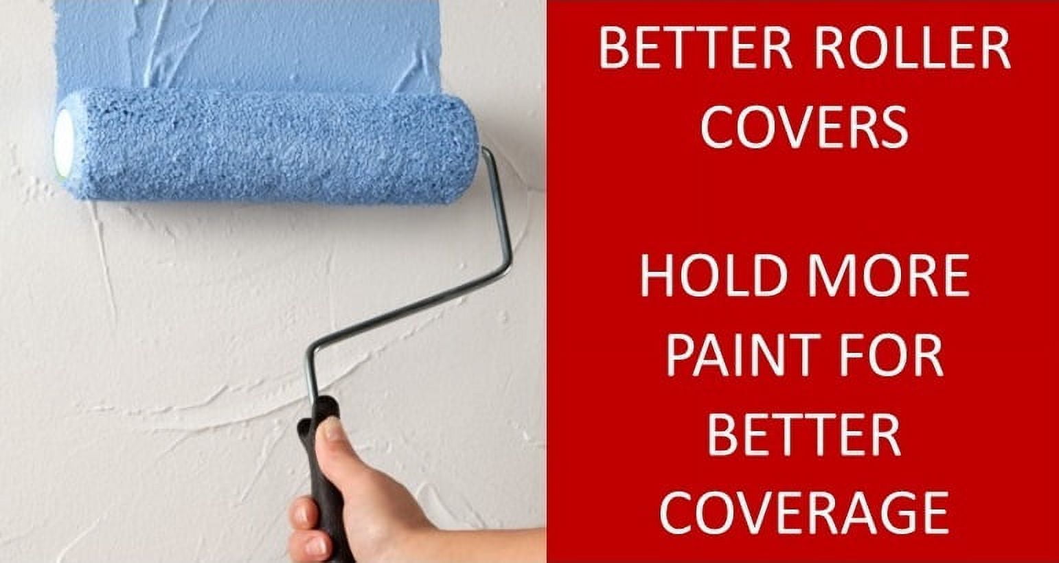 Shur-Line Better 9 x 3/8 in. Lint Free Knit Paint Roller Cover, 3 Pack