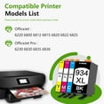 thumbnail image 4 of 934XL 935XL Ink Cartridges Compatible for HP 934 XL 935 XL Ink Cartridges for OfficeJet 6220 Printer, 4 of 7