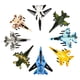 thumbnail image 2 of 8 piezas de aviones de de aleación para niños, juguetes decorativos, adornos de simulación de aviación, regalo conmemorativo, avión de juguete, 2 of 8