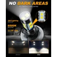 thumbnail image 6 of For Kia Soul 2010 2011 2012 2013 2x 881/889 Car Fog Light Bulbs White 6000K, 6 of 8