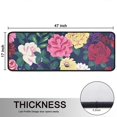 thumbnail image 5 of Kitchen Rugs Sets Of 2,Pioneer Flower Floral Print Pattern Anti Fatigue Kitchen Mat Rugs Non Slip Washable,Decorative Kitchen Floor Mats for Kitchen,Sink,Laundry,17"x47"+17"x47", 5 of 5