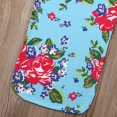 thumbnail image 3 of Honganda Sweet Floral Printed Full Wrapped Type Baby Quilt and Headband Set, 3 of 7