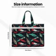 thumbnail image 3 of Gaeub Fishing Lure Print Canvas Tote File Bag,Laptop Tote Bag,Zipper File Bag,Canvas 15 Inch Handbag Purse for Office Travel, 3 of 8