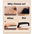 thumbnail image 4 of 12-Pack Triangular Powder Puffs — Velvety-Soft Setting Puffs (Face-Specific) | Reusable Wedge-Shaped Beauty Sponges (Ideal for Contouring & Blush),Pink, 4 of 7