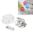 thumbnail image 4 of Button Making Supplies, Pin Back Button Parts 100 Sets Plastic Base  For DIY 44mm / 1.73in,50mm / 1.97in, 4 of 8
