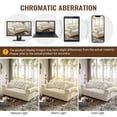 thumbnail image 5 of S-HOME Upholstered Velvet Sofa in 41.3 Inch Mid-Century Chesterfield Style with Rolled Armrests and Pillow, 5 of 8