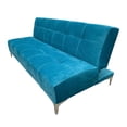 thumbnail image 4 of Sofá Cama Reclinable Okis Azul Turquesa, 3 Posiciones, SALVANTO, 4 of 9