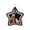 E, variant on Christmas Felt Nativity Ornament, Star Shaped Hanging Decoration With Manger Donkey and Sheep for Christmas Tree Wall Door Window Wreath Holiday Decor, 2.36 inch D
