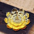thumbnail image 2 of Incense Burner,lotus Incense Stick Incense Holder(1pcs, Gold), 2 of 5