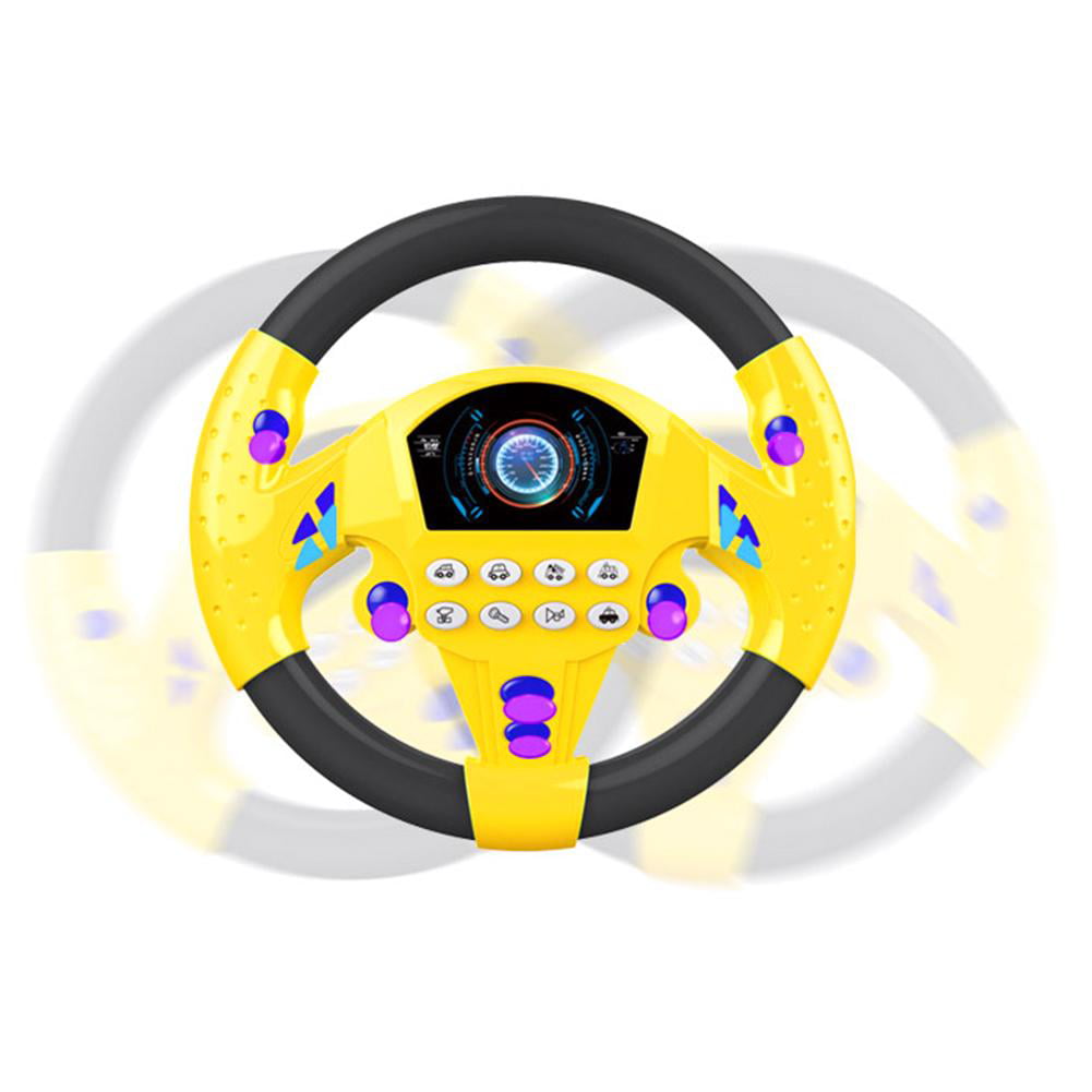 Boy Games Sound... NASCAR Racing Wheel Rev N Roll Steering Wheel for Kids Toys 