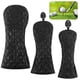 thumbnail image 1 of 3 fundas para cabezas de palos de golf, cubierta para cabeza de golf para conductor de golf, cubierta impermeable de piel sintética con forro de felpa antiarañazos, 1 funda protectora para cabeza de p, 1 of 6