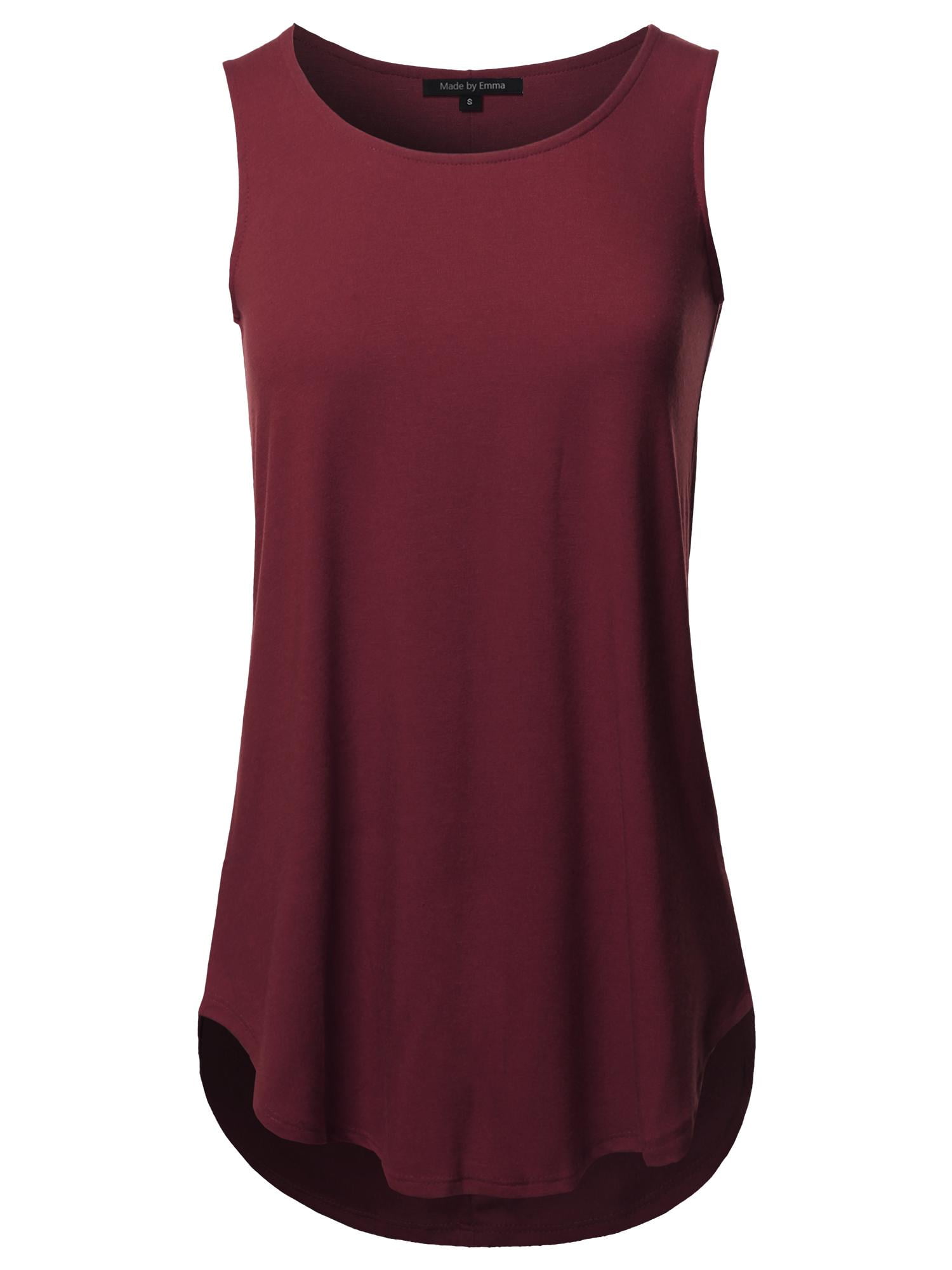 round hem tank top