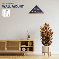 thumbnail image 4 of DECOMIL 5x9 Flag Display Case for Burial Flag, Solid Wood Shadow Box, Wall Mount or Freestanding, 4 of 5