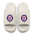thumbnail image 2 of Youth ISlide Cream Washington Nationals Primary Motive Slide Sandals, 2 of 5