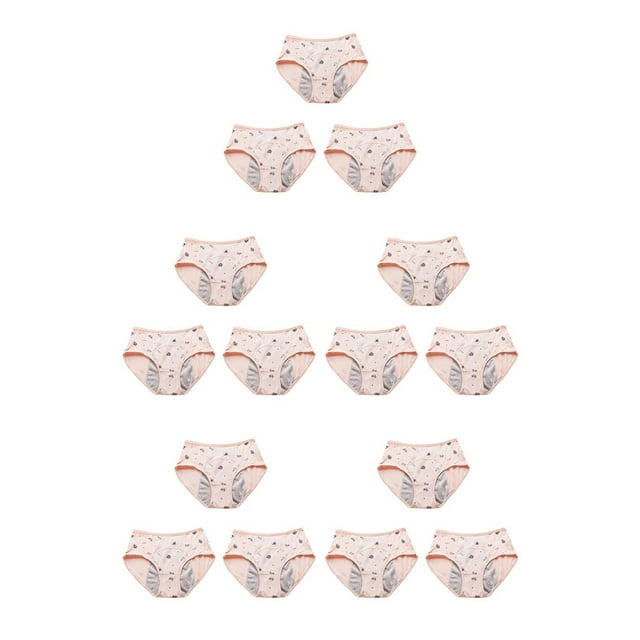 Minnieouse Bragas de período de dibujos animados para niñas, ropa interior menstrual, calzoncillos, lencería, calzoncillos a prueba de fugas, Type2 NO2