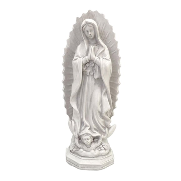 Figura de oración de Nuestra Señora de Guadalupe Estatua multiusos Hecha a mano Ligera 73 x 188 cm