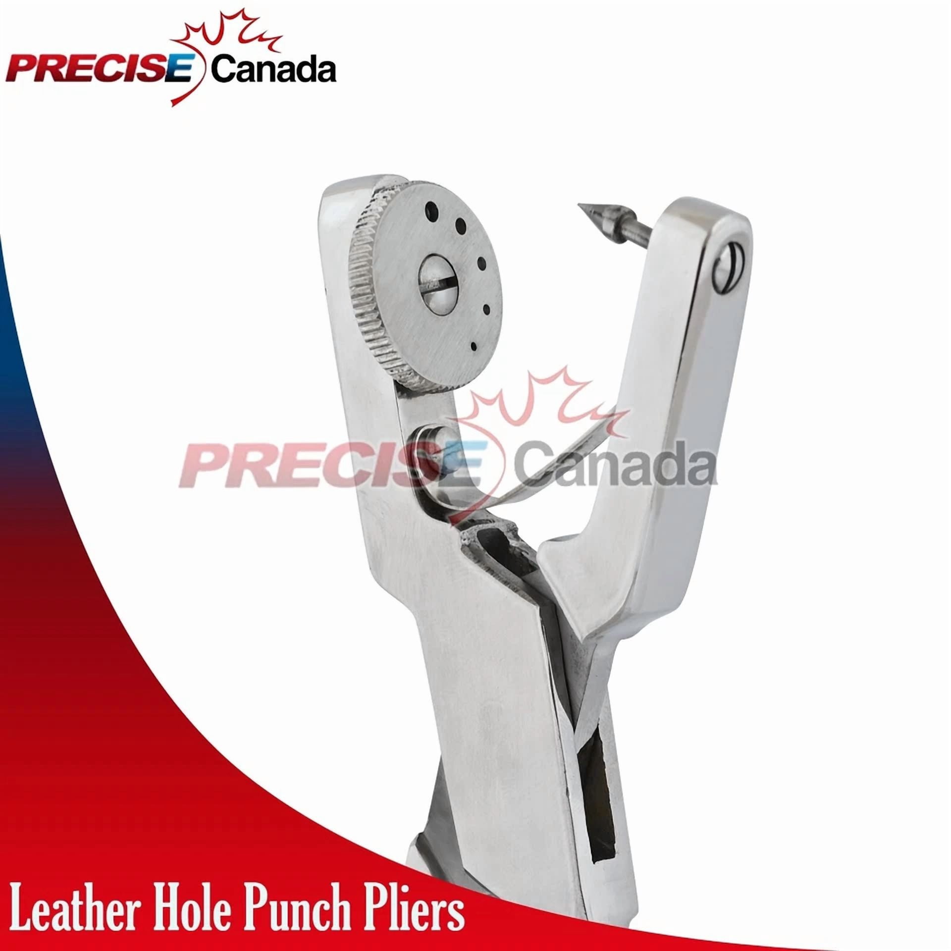 BUTTERFLY- Professional Leather Hole Puncher Pliers Tool For Belts, Watch Bands Multi-Size