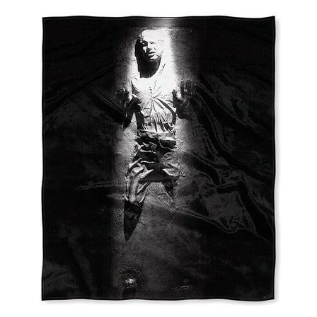 Star Wars Han Solo Frozen in Carbonite Silk Touch Throw Blanket 50" x 60" Soft Fleece Throw Blanket for Bed Couch
