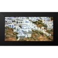 thumbnail image 2 of Fagan, Edie 14x9 Black Modern Framed Museum Art Print Titled - Santorini Hillside I, 2 of 5