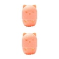 thumbnail image 4 of Transemion Modern And Functional Cat Shaped Sponge Holder With Silicone Storage Box light orange 2Set, 4 of 6