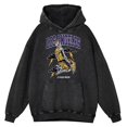 thumbnail image 2 of Sudadera con capucha de estilo retro desgastado con diseño de jugador de baloncesto de Los Ángeles y esqueleto para hombre, estilo hip hop, 100 % algodón, para otoño, 2 of 4