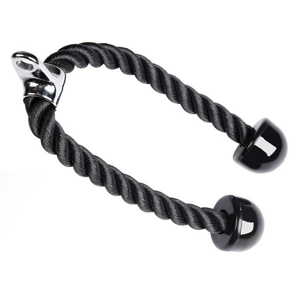 Naiovety Fitness Pull Rope Biceps Cord Cable Nylon Training Equipment Bodybuilding Ejercicio Gimnasio Gimnasios en casa 2 cabezas Naiovety OD009547-02