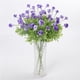 thumbnail image 2 of Flores Artificiales Rosas Flores Rosas Ramo Flores Artificiales Decoracion Púrpura, 2 of 9