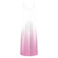 thumbnail image 4 of V Cuello Vestidos de Verano para las Mujeres 2025 Impresión sin Mangas Cuello Redondo Vestido Casual, Imitación Algodón Tirar Marco, 4 of 7