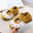 thumbnail image 2 of Wo-Fusoul Toddler Shoes for Girls, Unisex English Style with Lace Ruffles and Princess Design, Featuring Rubber Soles and Buckle Closure Leather Shoes, 2 of 6
