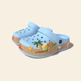 thumbnail image 5 of XIYON Kids Boys Girls Summer Slippers Soft Sole Non Closed Toe Hollow Out Cartoon Design Lightweight Breathable Shoes For Casual Daily Wear,Blue,2.5-3 Years, 5 of 7