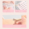 thumbnail image 3 of 144 Strips Self Adhesive False Lash Glue, Waterproof Reusable Eyelash Glue Strips, Quick Stick Design, Suitable for Single Clusters of False Eyelashes, 3 of 7