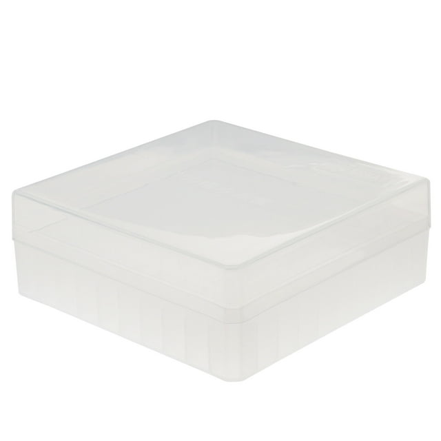 SHISUYAN Microcentrifuge Tube Box Plastic Freezing Test Tubes Box Polycarbonate Tube Box (100 Well)