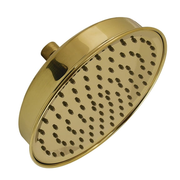 Kingston Brass K324A7 Shower Scape 8" Round Raindrop Brass Shower Head, Brushed Brass