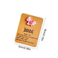 thumbnail image 2 of Purple 2026 Horse Year Pocket Card Greeting Note Card Encouragement Appreciation For Employee Friend Family Compact Size Soft Finish Quality Paper, 2 of 7