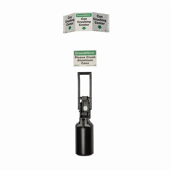 Zing Can Crusher Kit With Sign 7008