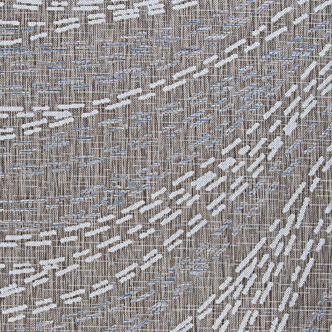 Couristan 8' x 10' Beige and Gray Abstract Outdoor Rug