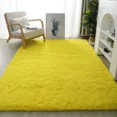 thumbnail image 4 of RULDGEE Alfombra peluda de seda gruesa de lana de felpa para sala de estar, sofá, mesa de café, Alfombra para cama de dormitorio, manta llena de tatami, 4 of 5