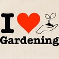 thumbnail image 2 of CafePress - I Heart Gardening Tote Bag - Unisex Canvas Tote Bag, Beige, 1-Piece, 2 of 6
